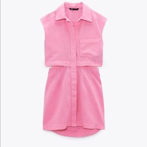 Zara Two-Piece Linen Blend Dress